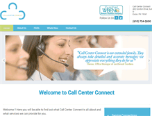 Tablet Screenshot of callcenterconnect.com